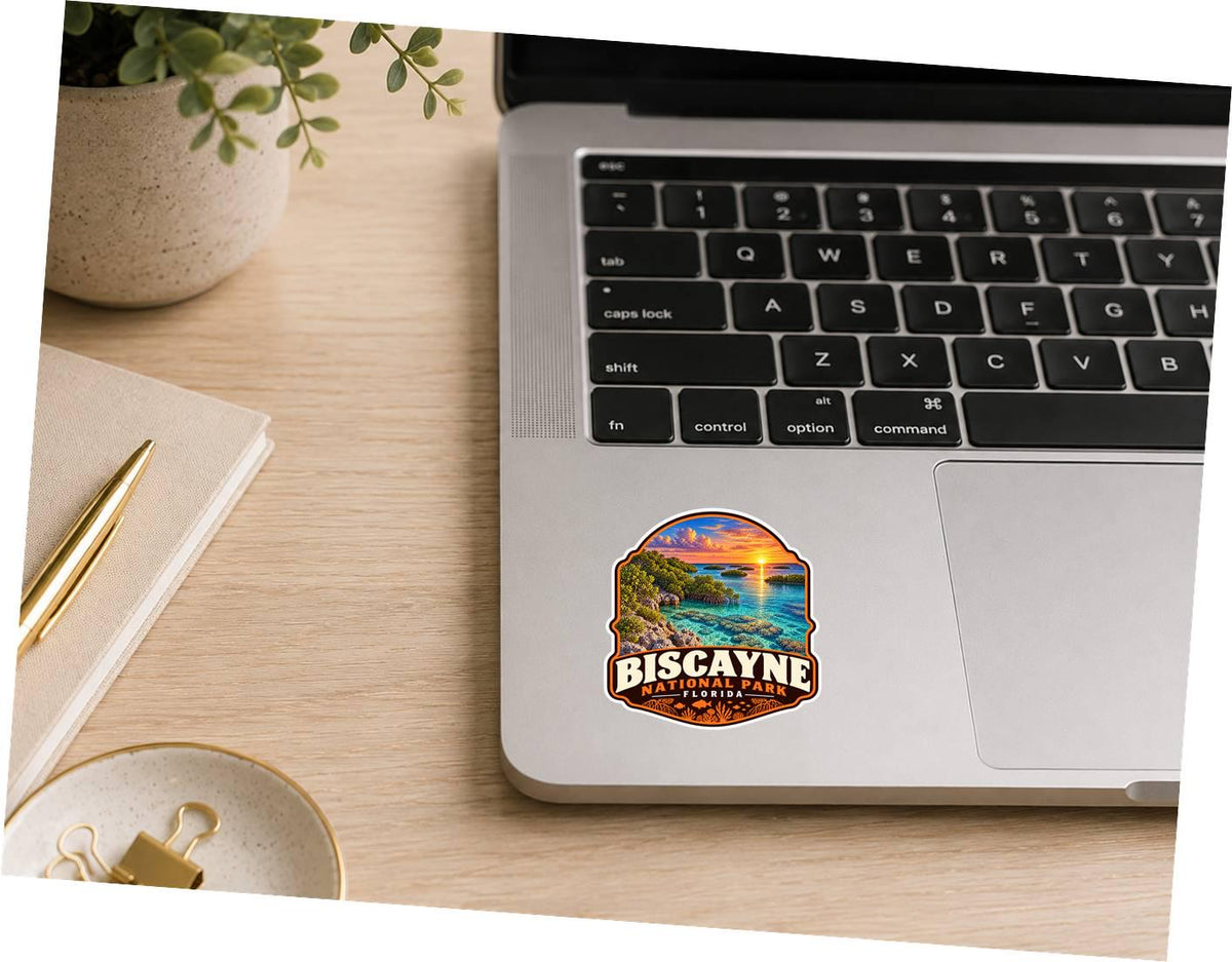 Biscayne National Park Sticker, Florida Keys Travel Vinyl Decal, National Park Sticker ST 137