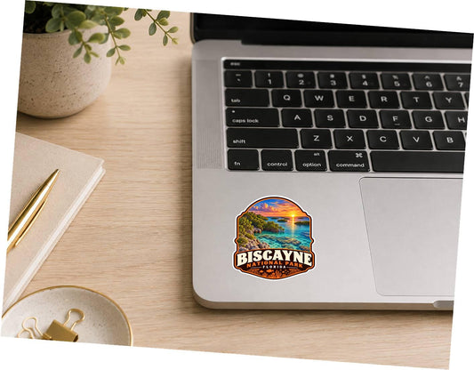 Biscayne National Park Sticker, Florida Keys Travel Vinyl Decal, National Park Sticker ST 137