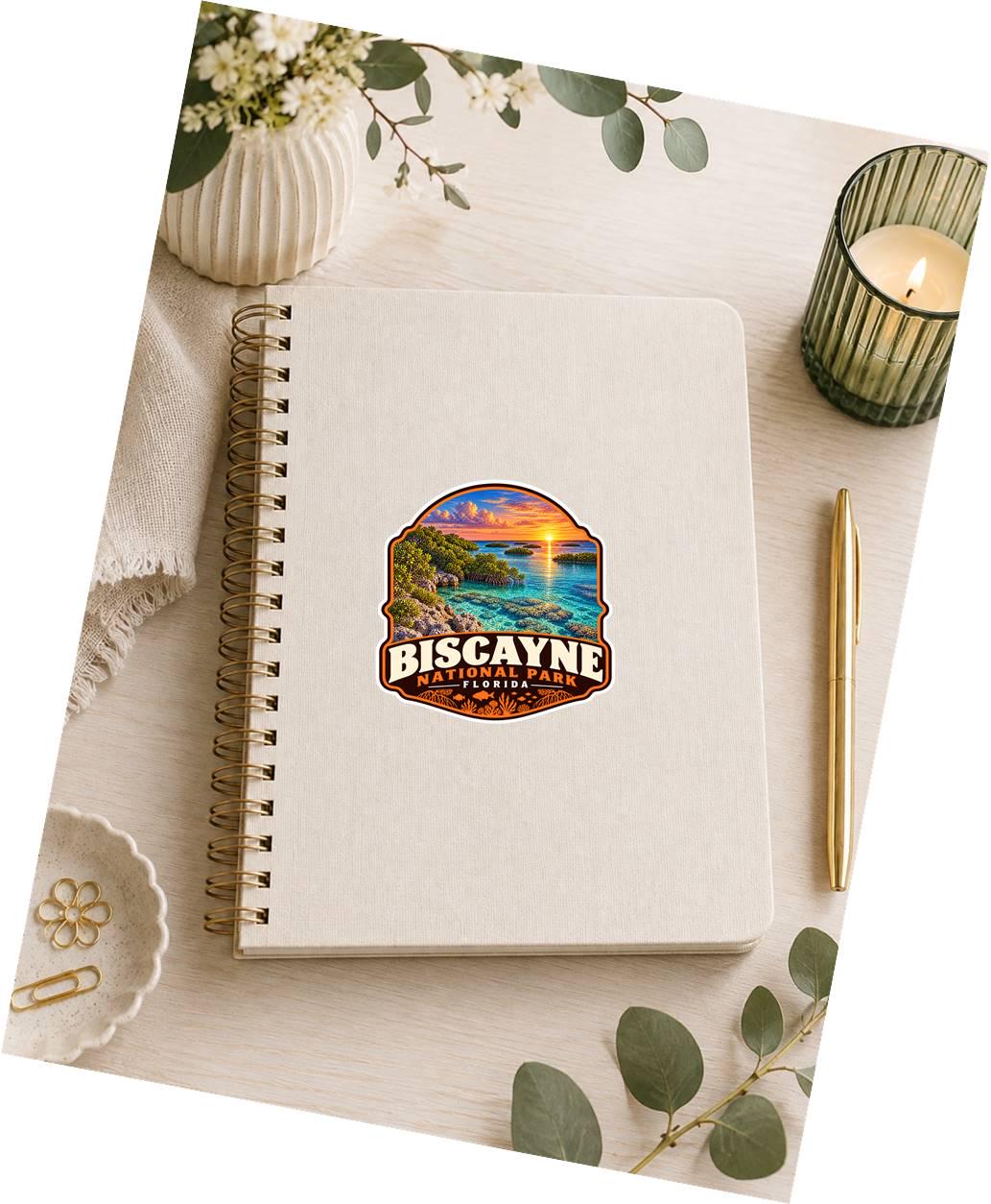Biscayne National Park Sticker, Florida Keys Travel Vinyl Decal, National Park Sticker ST 137