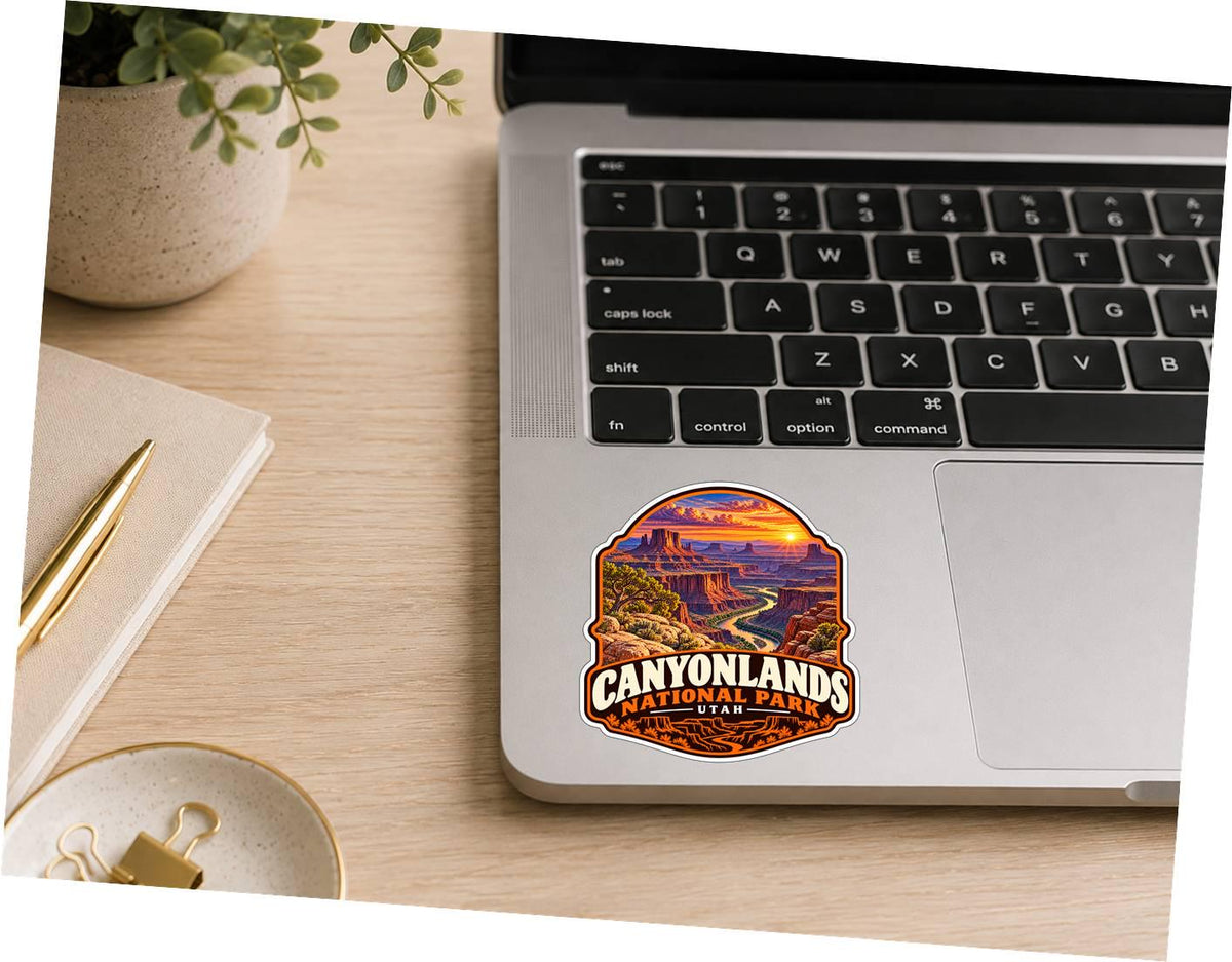 Canyonlands National Park Sticker, Utah Travel Vinyl Decal, National Park Sticker ST 139