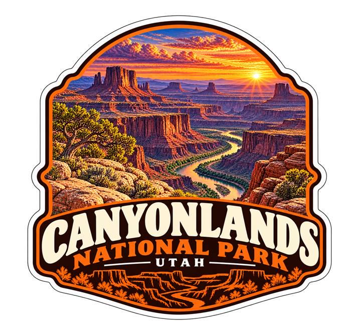 Capitol Reef National Park Sticker, Utah Travel Vinyl Decal, National Park Sticker ST 140