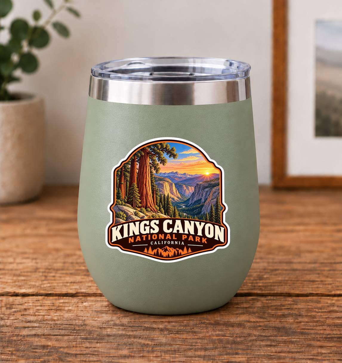 Kings Canyon National Park Sticker, California Travel Vinyl Decal, National Park Sticker ST 179