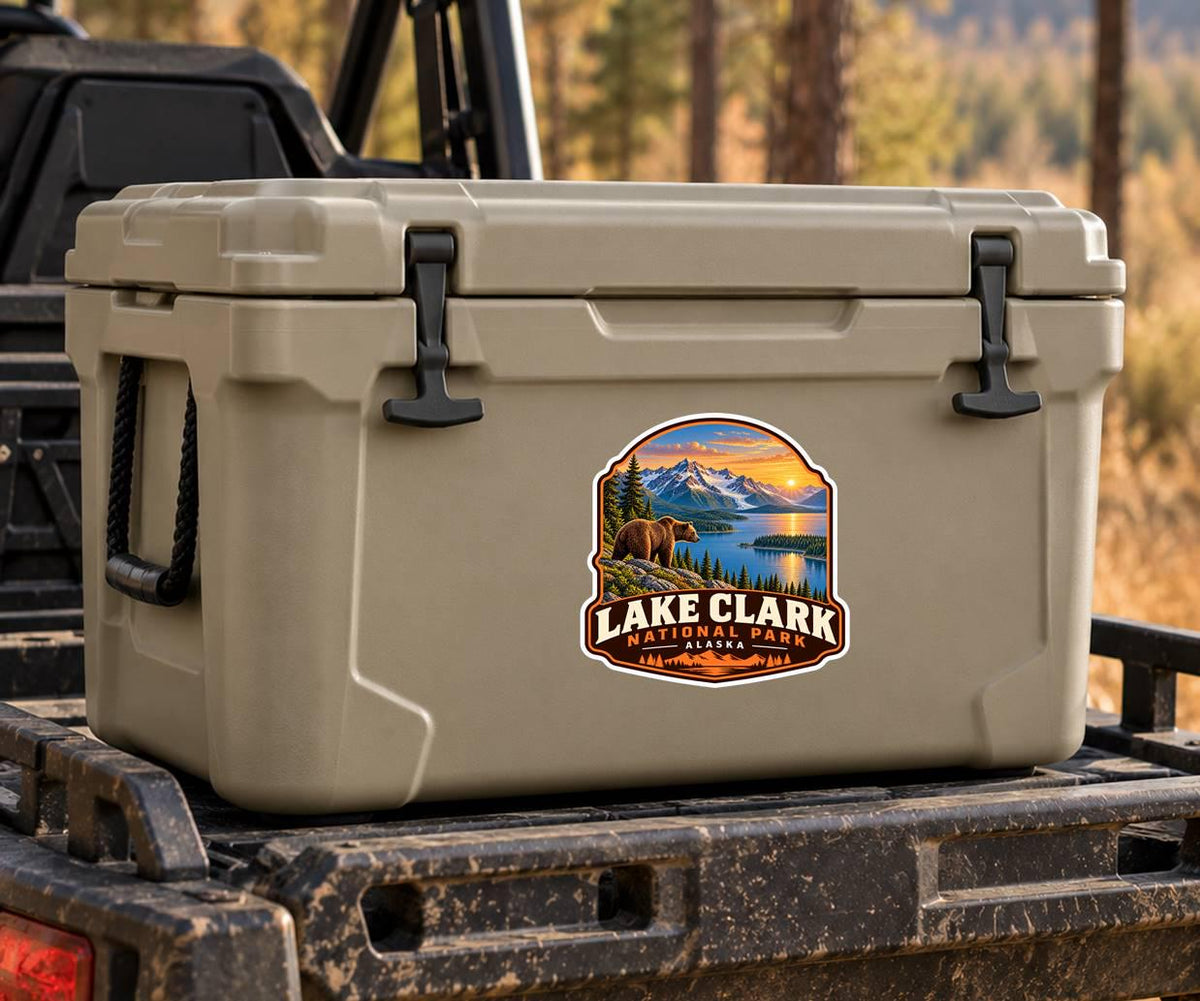 Lake Clark National Park Sticker, Alaska Travel Vinyl Decal, National Park Sticker ST 181