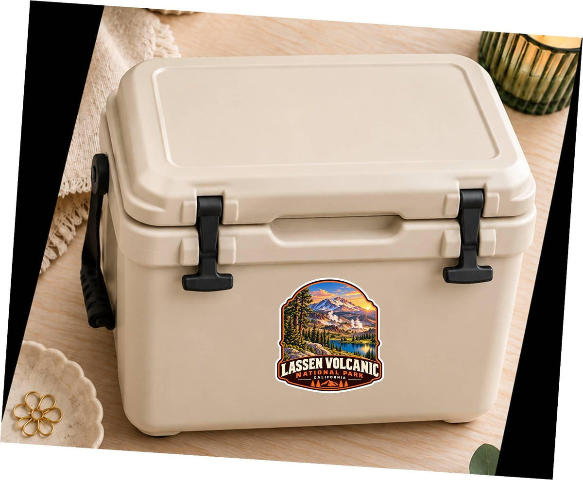 Lassen Volcanic National Park Sticker, California Travel Vinyl Decal, National Park Sticker ST 182