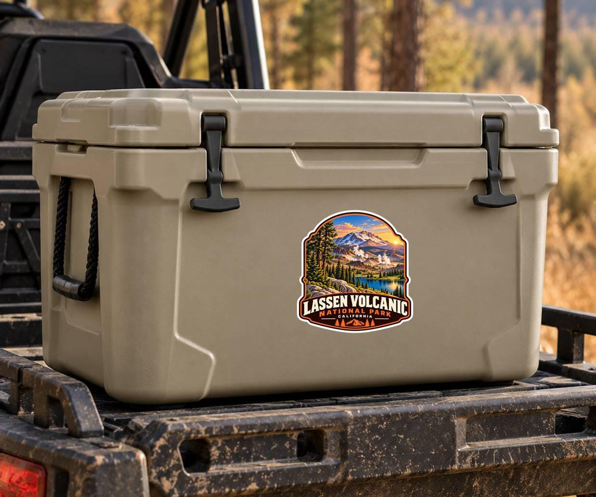 Lassen Volcanic National Park Sticker, California Travel Vinyl Decal, National Park Sticker ST 182