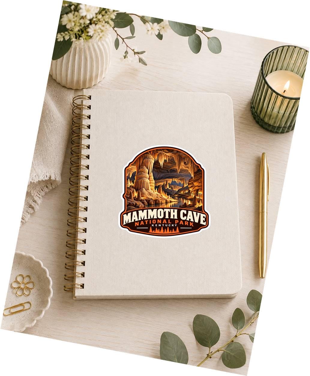 Mammoth Cave National Park Sticker, Kentucky Travel Vinyl Decal, Cave National Park Sticker ST 183