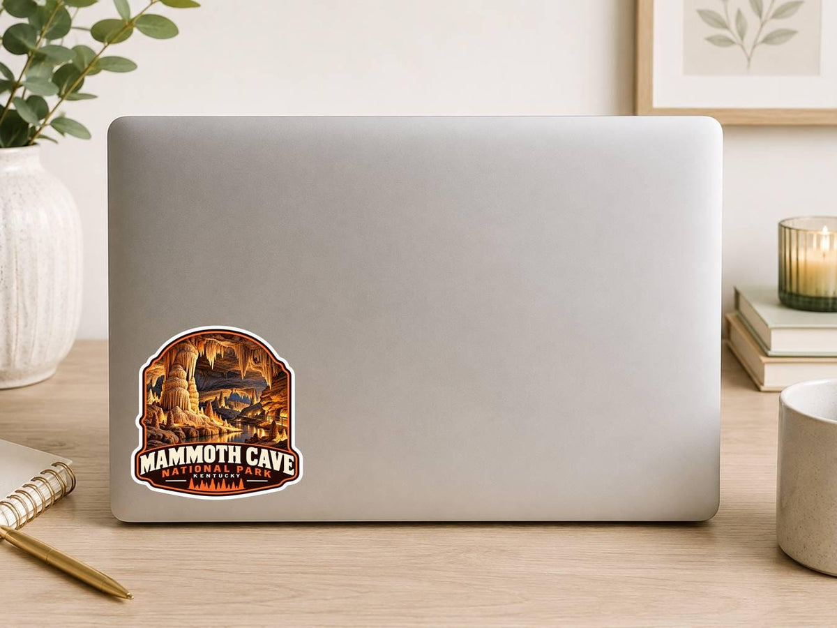 Mammoth Cave National Park Sticker, Kentucky Travel Vinyl Decal, Cave National Park Sticker ST 183