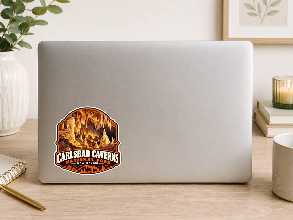 Carlsbad Caverns National Park Sticker, New Mexico Travel Vinyl Decal, Cave Sticker ST 141