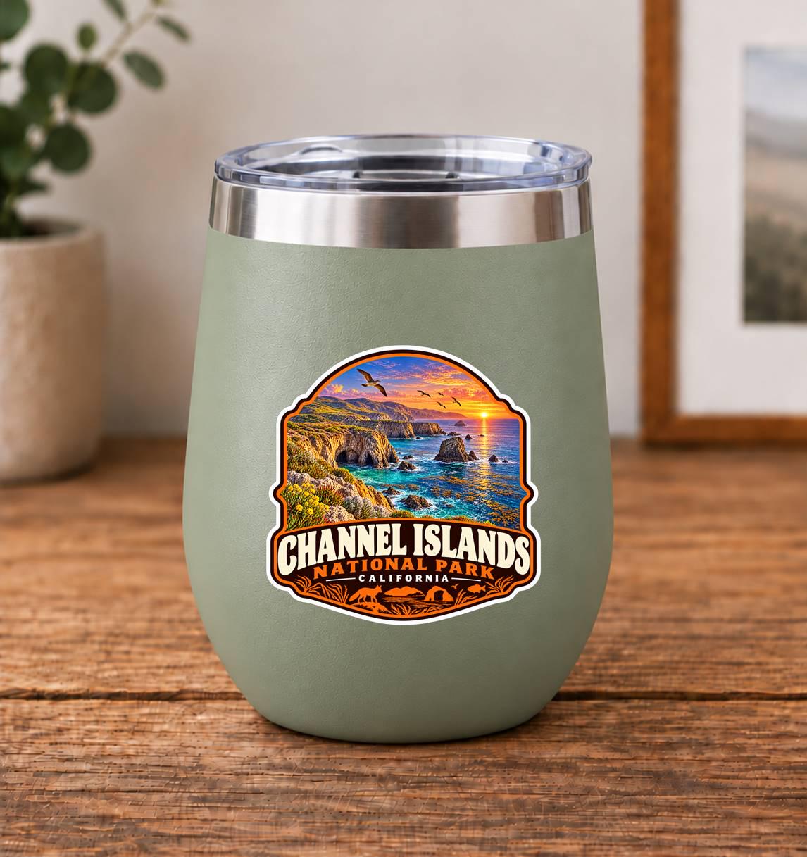 Channel Islands National Park Sticker, California Travel Vinyl Decal, Coastal National Park Sticker ST 142