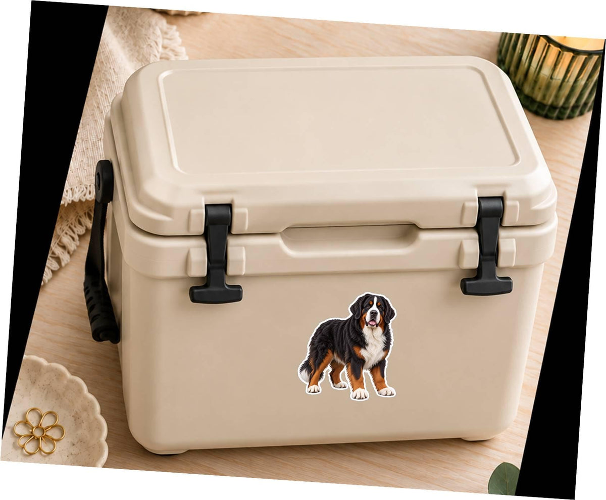 Bernese Mountain Dog Sticker, Berner Dog Vinyl Decal, Waterproof Laminated Dog Sticker st 184