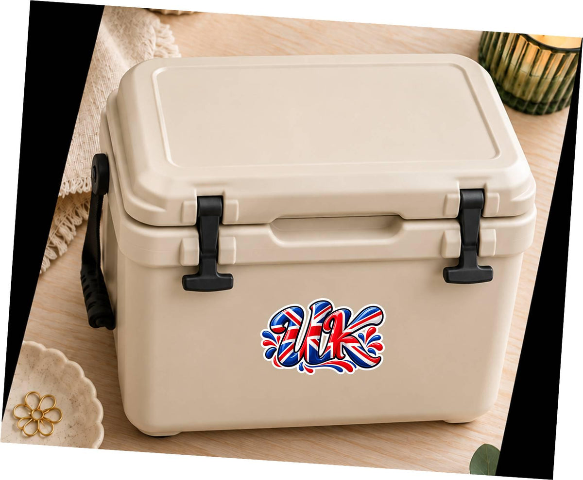 UK Sticker, United Kingdom Vinyl Decal, British Flag Waterproof Sticker ST 187