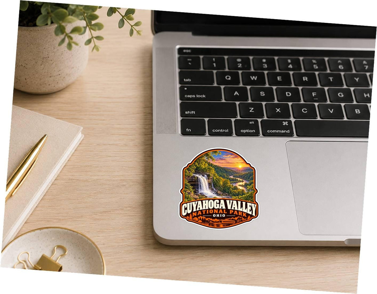 Cuyahoga Valley National Park Sticker, Ohio Travel Vinyl Decal, National Park Sticker ST 145