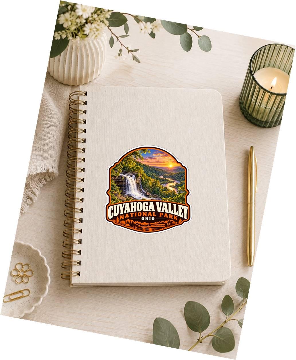 Cuyahoga Valley National Park Sticker, Ohio Travel Vinyl Decal, National Park Sticker ST 145