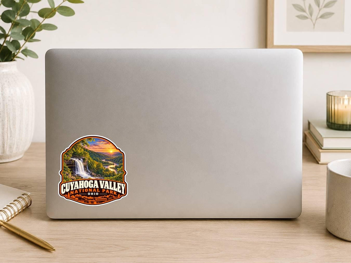 Cuyahoga Valley National Park Sticker, Ohio Travel Vinyl Decal, National Park Sticker ST 145