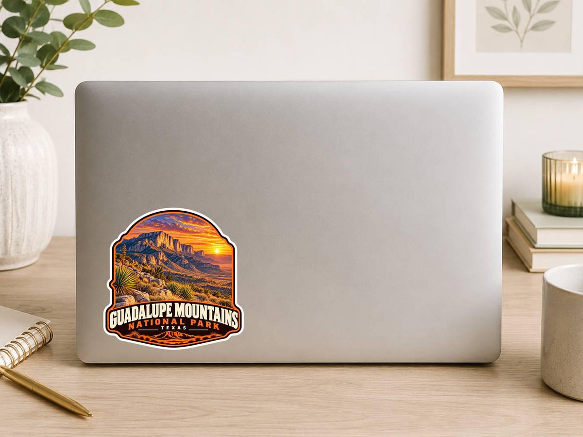 Guadalupe Mountains National Park Sticker, Texas Travel Vinyl Decal ST 153