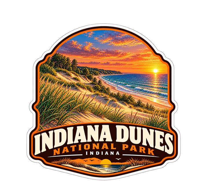 Indiana Dunes National Park Sticker | Indiana National Park Decal | Lake Michigan Travel Sticker Outdoor Vinyl Decal ST 156