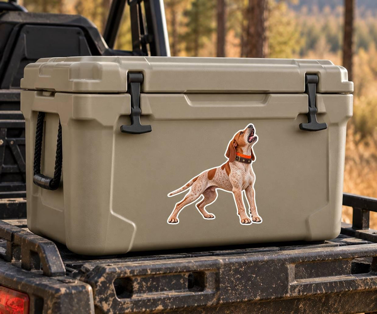 Coonhound Sticker | Treeing Hound Dog Decal | Bluetick Walker Redbone Black and Tan Redtick st 163