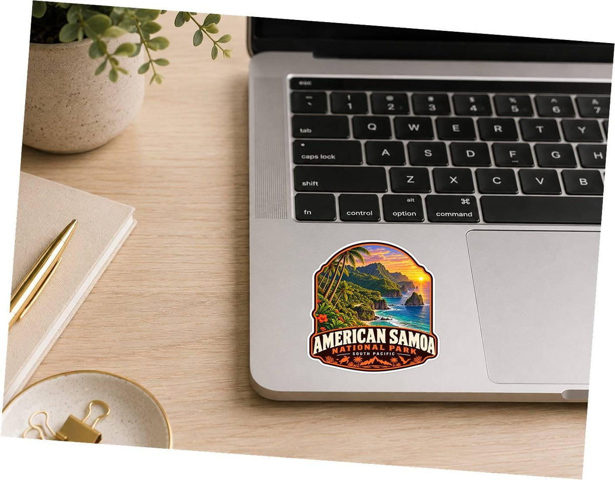 National Park of American Samoa Sticker, Samoa Travel Vinyl Decal ST 201