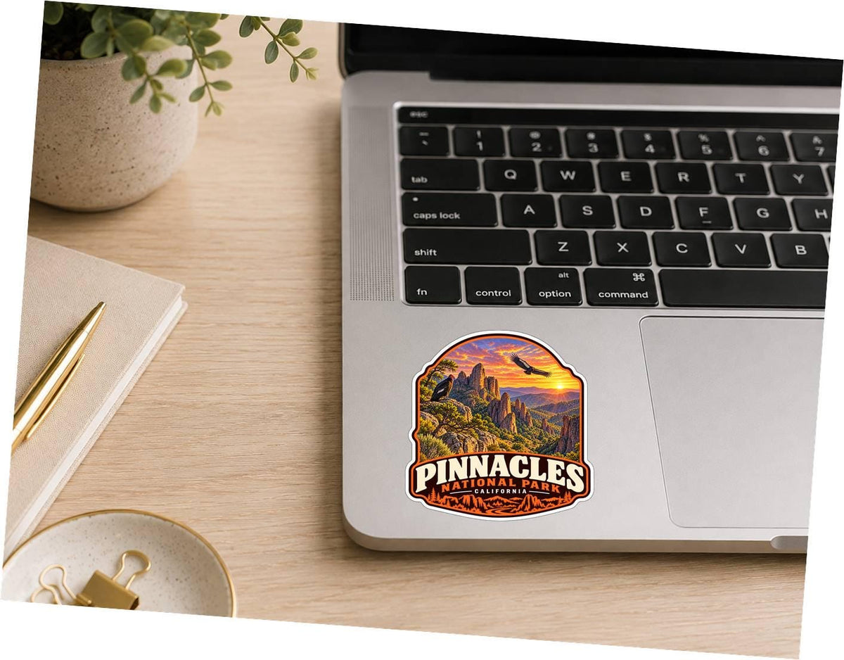 Pinnacles National Park Sticker, California Travel Vinyl Decal ST 205