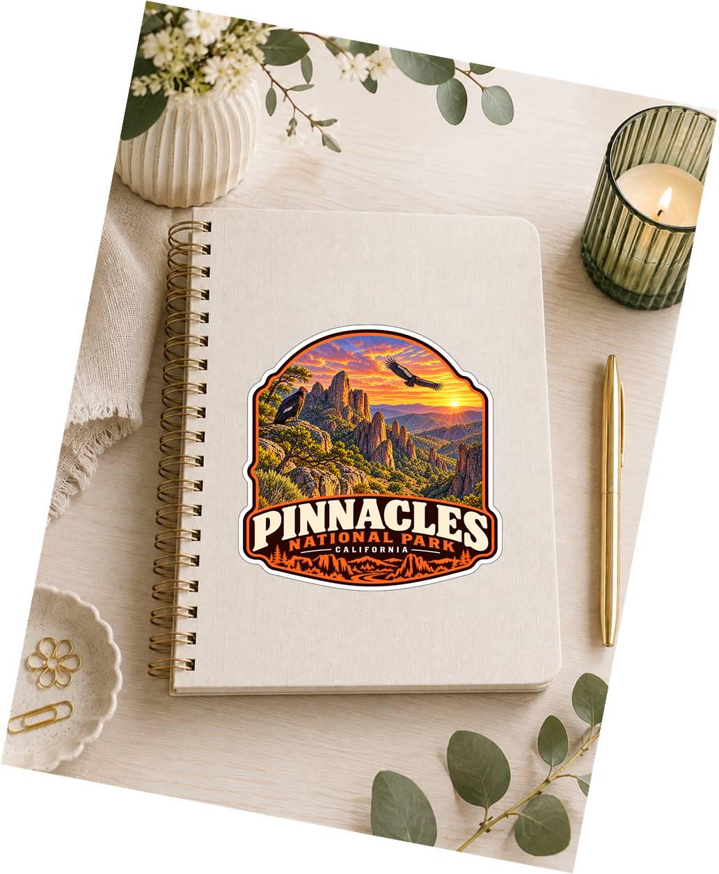 Pinnacles National Park Sticker, California Travel Vinyl Decal ST 205