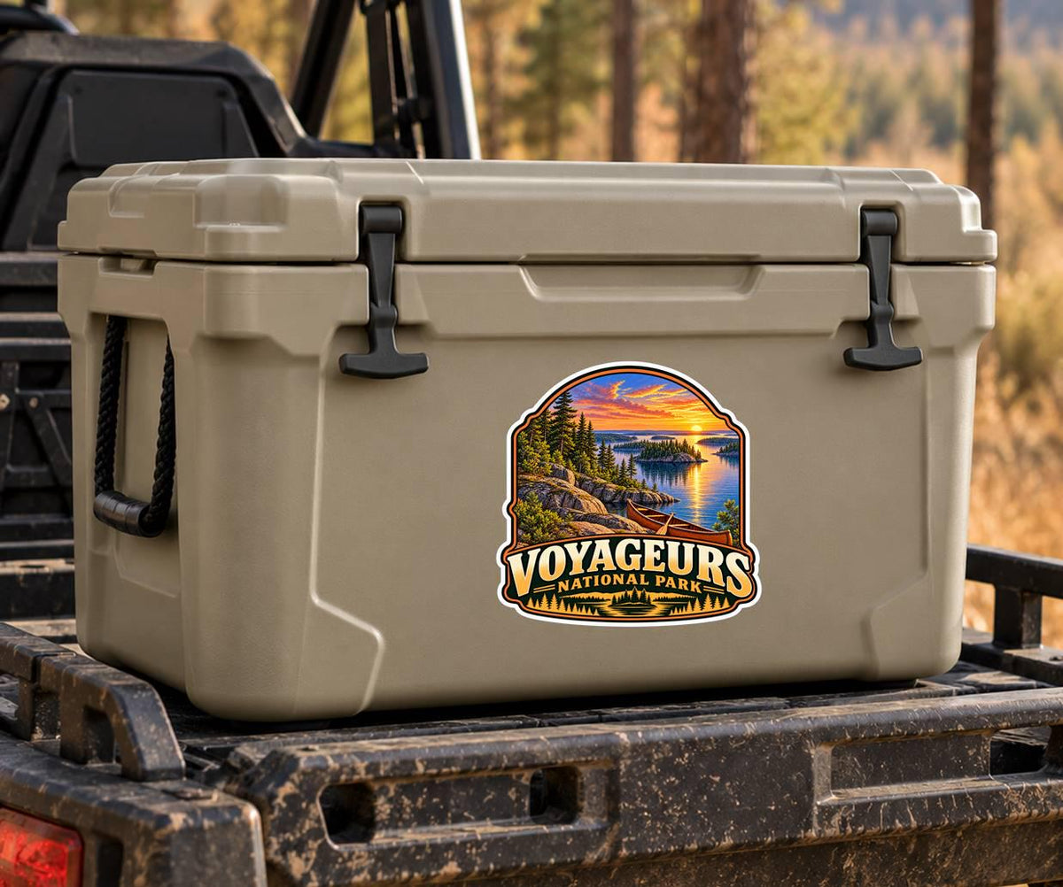 Voyageurs National Park Sticker, Minnesota Travel Vinyl Decal ST 209
