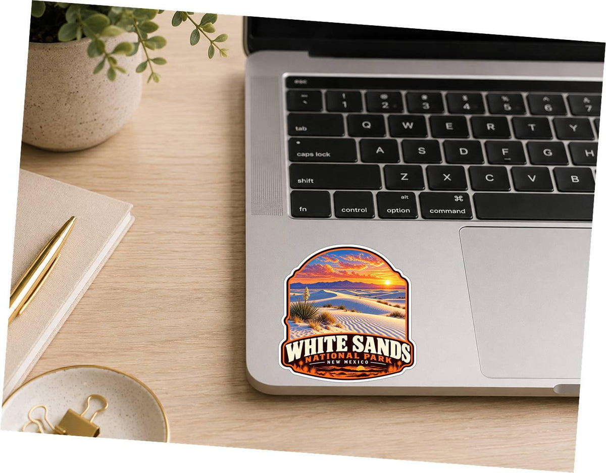 White Sands National Park Sticker, New Mexico Travel Vinyl Decal ST 210