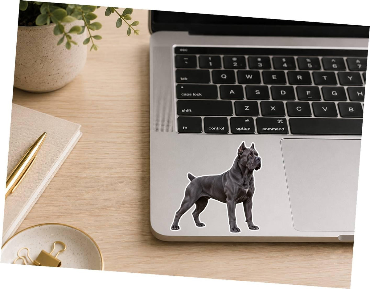 Cane Corso Sticker, Italian Mastiff Dog Vinyl Decal, Waterproof Laminated Dog Sticker ST 176