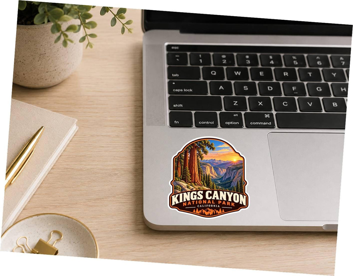 Kings Canyon National Park Sticker, California Travel Vinyl Decal, National Park Sticker ST 179