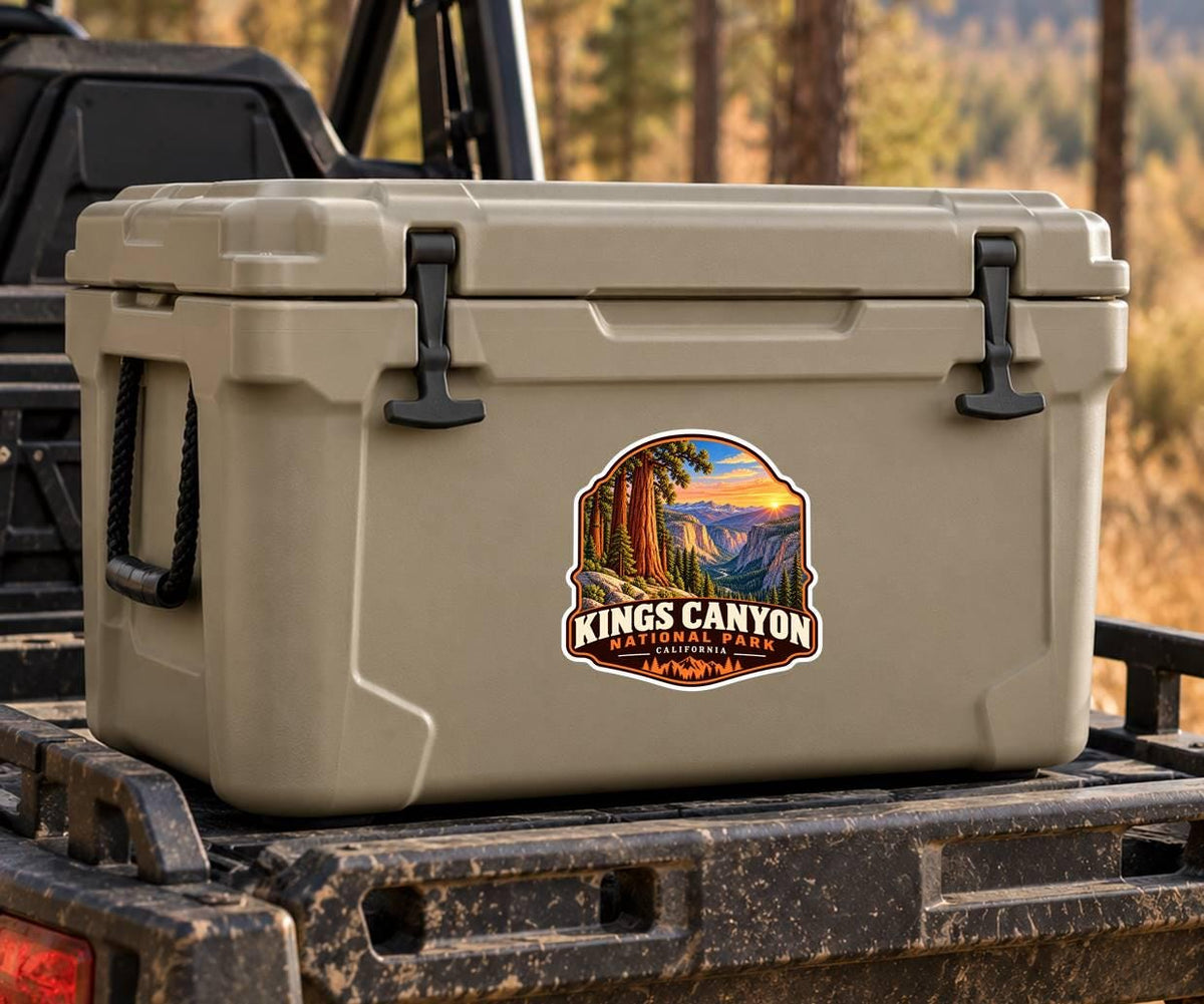 Kings Canyon National Park Sticker, California Travel Vinyl Decal, National Park Sticker ST 179