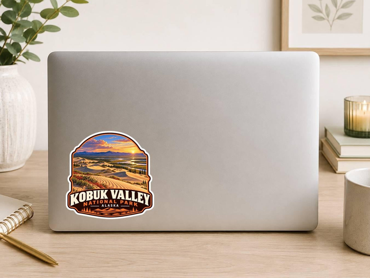 Kobuk Valley National Park Sticker, Alaska Travel Vinyl Decal, National Park Sticker ST 180