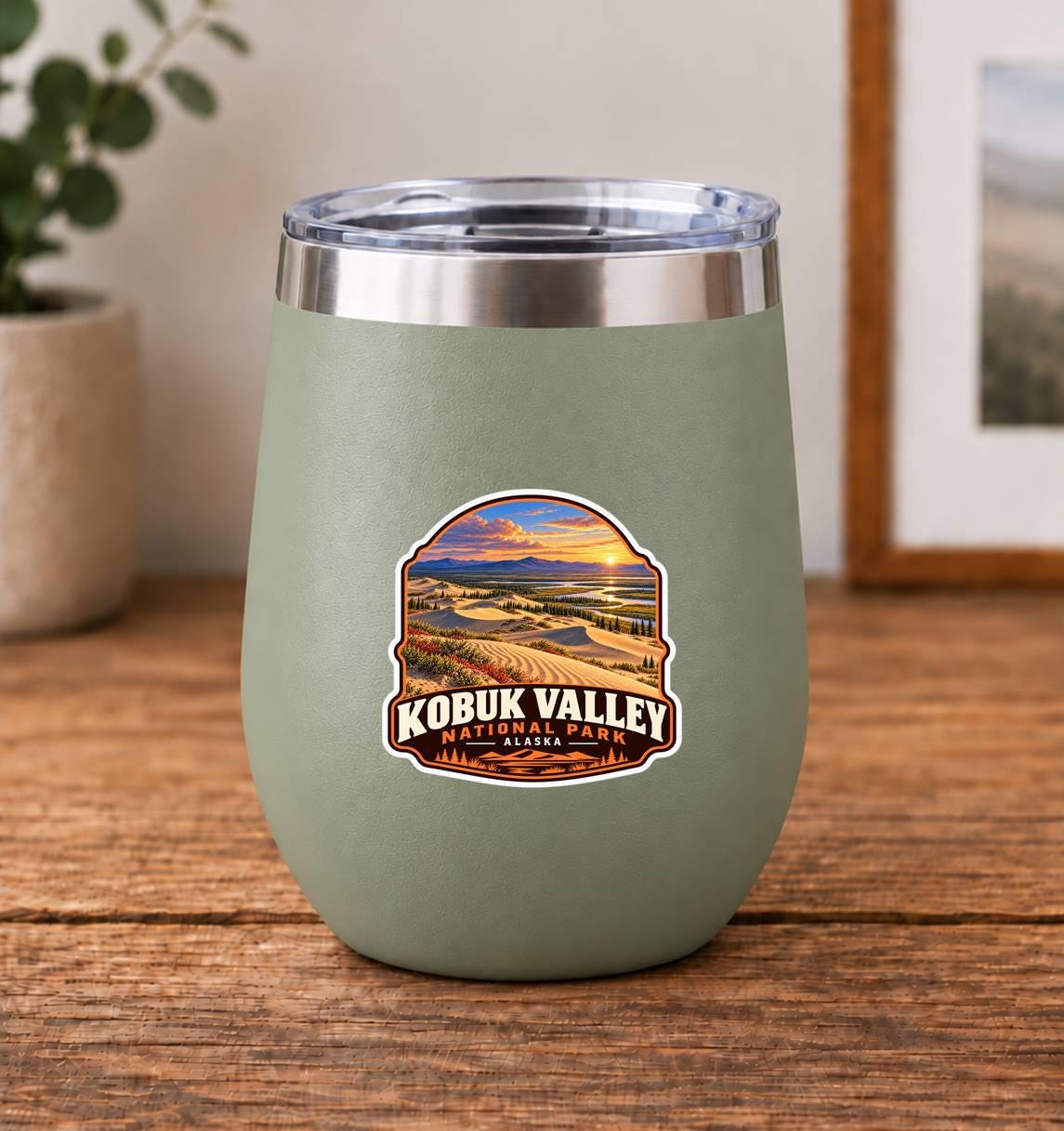 Kobuk Valley National Park Sticker, Alaska Travel Vinyl Decal, National Park Sticker ST 180