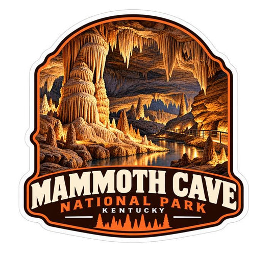 Mammoth Cave National Park Sticker, Kentucky Travel Vinyl Decal, Cave National Park Sticker ST 183