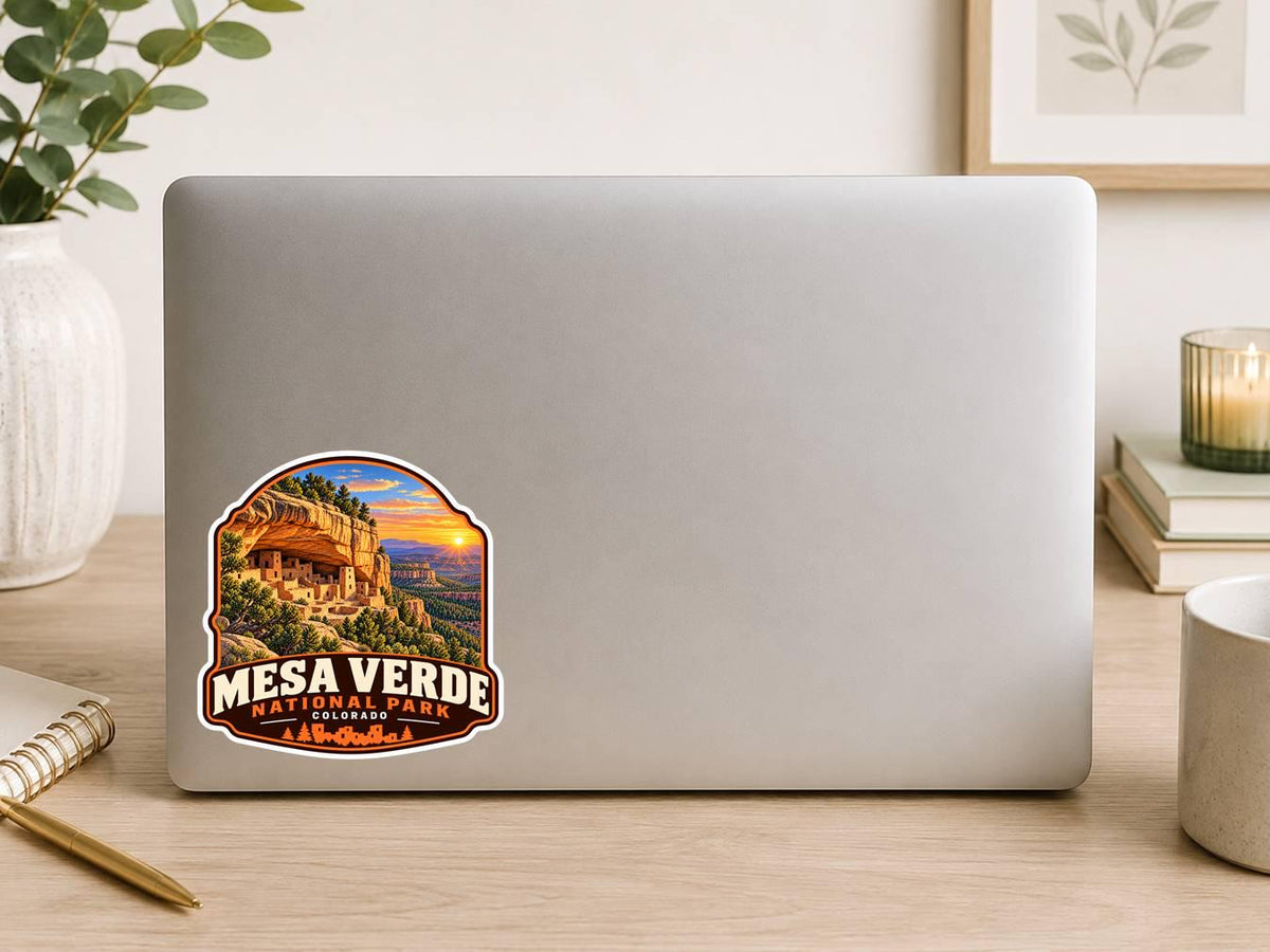 Mesa Verde National Park Sticker, Colorado Travel Vinyl Decal ST 200
