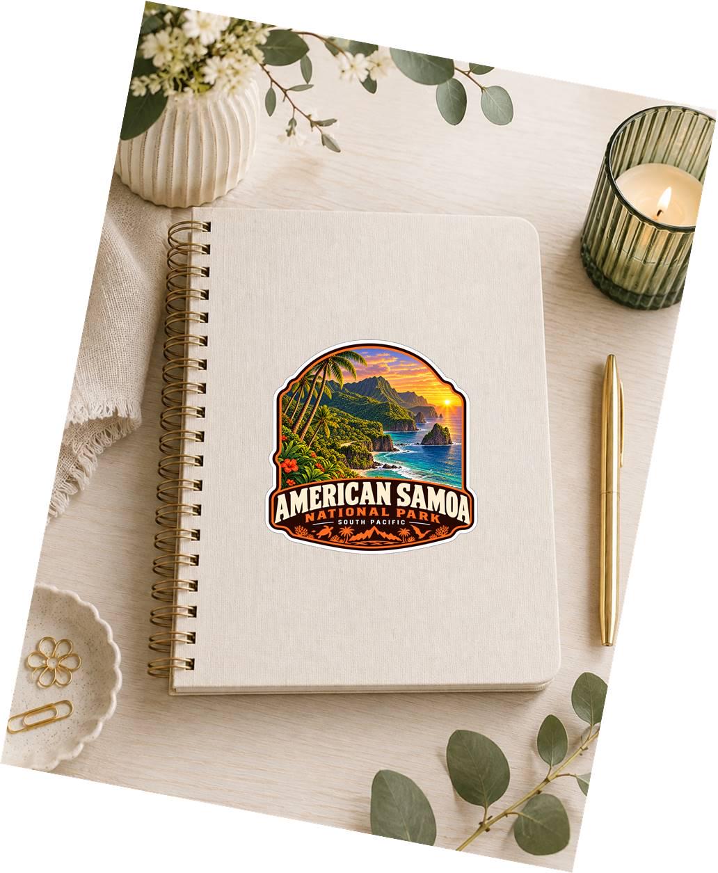 National Park of American Samoa Sticker, Samoa Travel Vinyl Decal ST 201