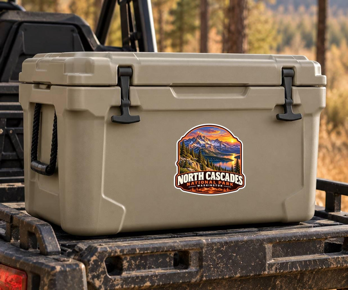 North Cascades National Park Sticker, Washington Travel Vinyl Decal ST 203