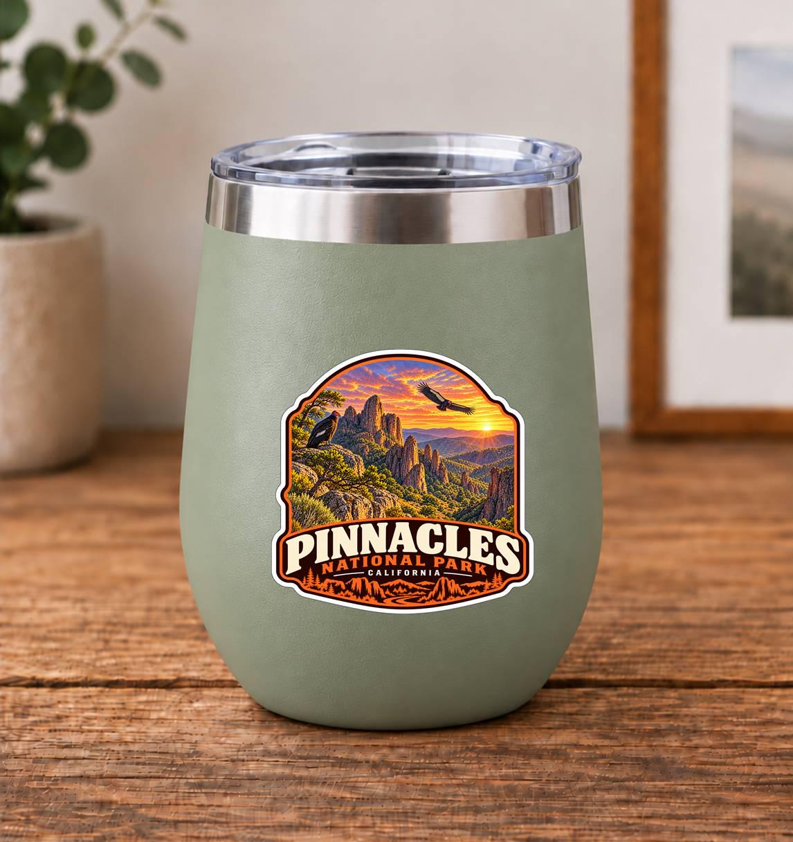 Pinnacles National Park Sticker, California Travel Vinyl Decal ST 205