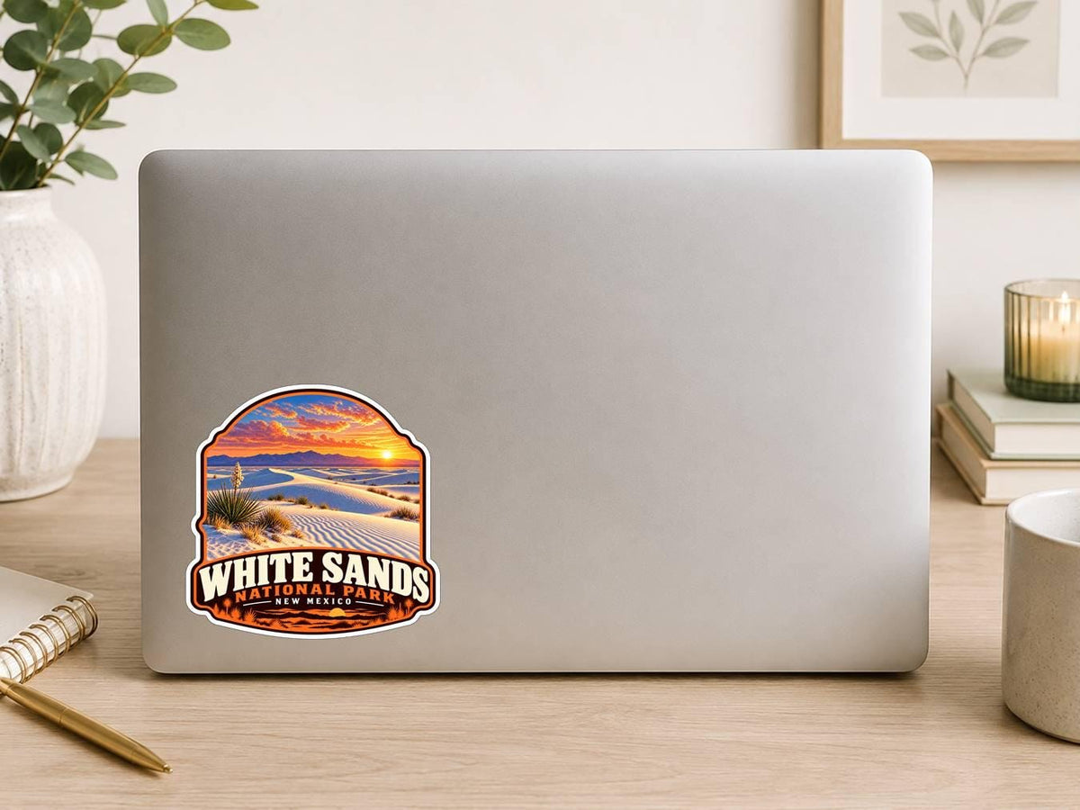White Sands National Park Sticker, New Mexico Travel Vinyl Decal ST 210