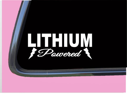 Lithium Powered Vinyl Decal – 8 Inch