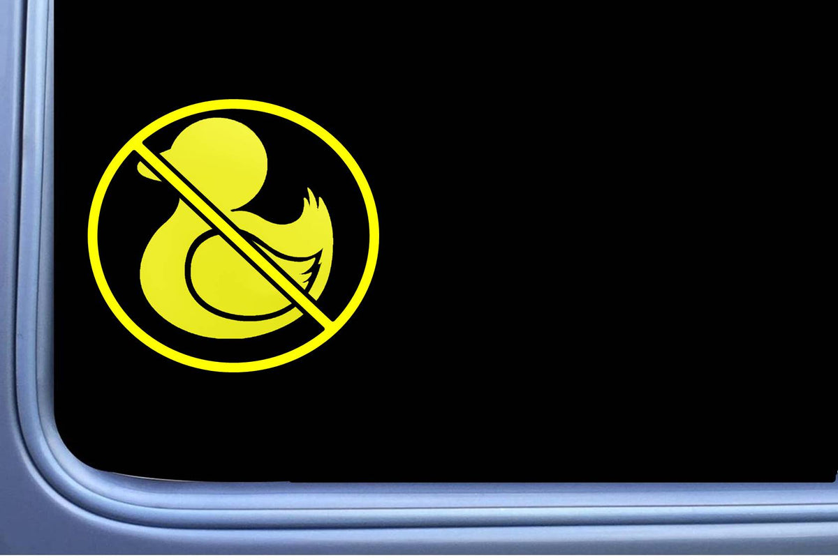 Don't Duck Vinyl Decal – 6 Inch