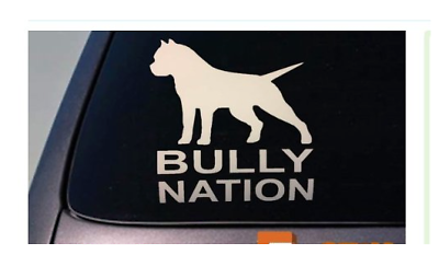 American Bully Nation Apbt Vinyl Decal