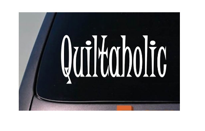 Quiltaholic Vinyl Decal – 6 Inch