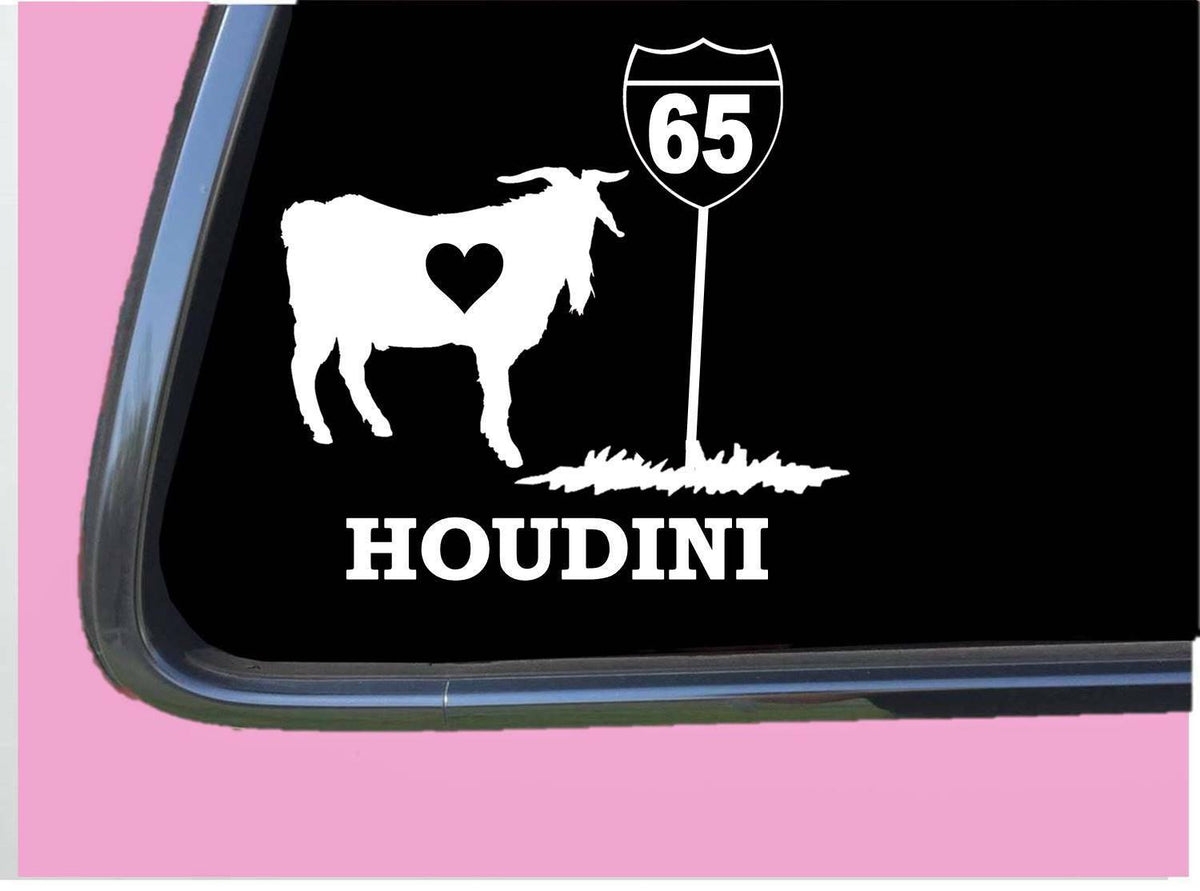 Houdini the Goat Vinyl Decal – 6 Inch