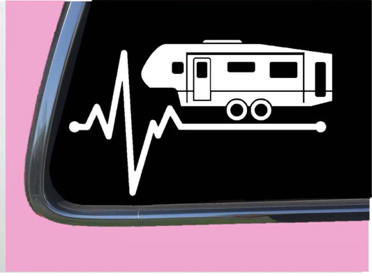 Fifth Wheel Lifeline Vinyl Decal – 8 Inch