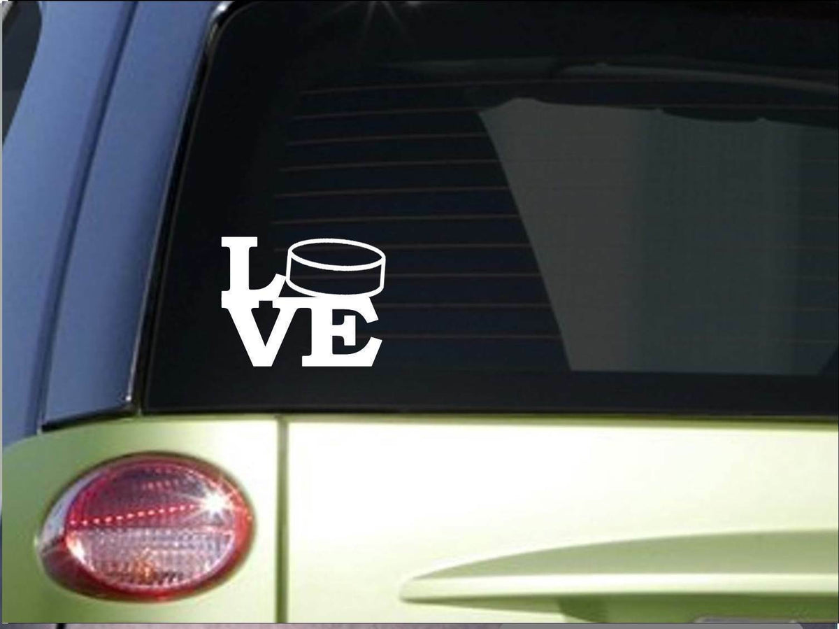 Puck Love Vinyl Decal – 6 Inch