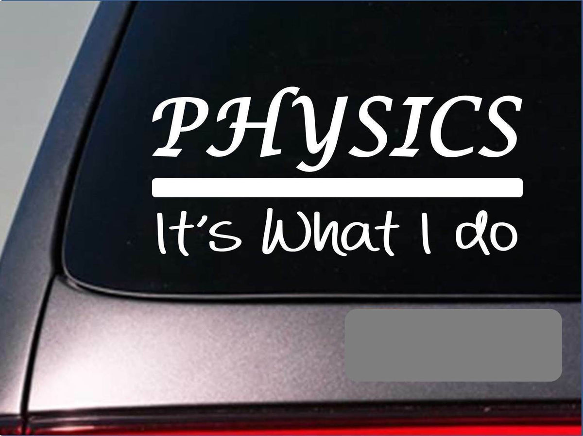 Physics Vinyl Decal