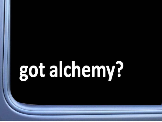 Got Alchemy Funny Alchemist Funny Vinyl Decal – 8 Inch