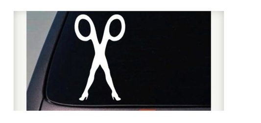 Hairdresser Vinyl Decal – 6 Inch