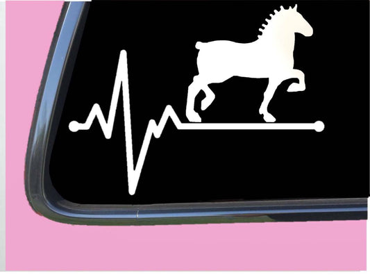 Draft Horse Lifeline Vinyl Decal – 8 Inch