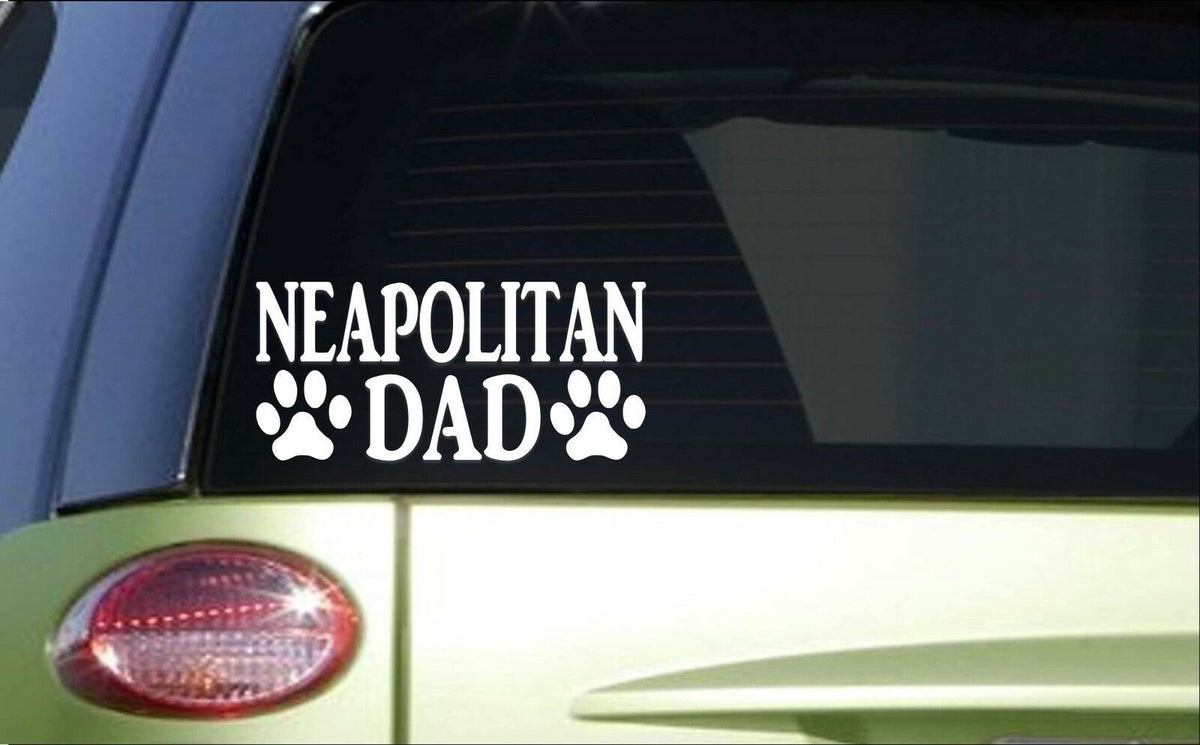 Neapolitan Dad Vinyl Decal – 8 Inch