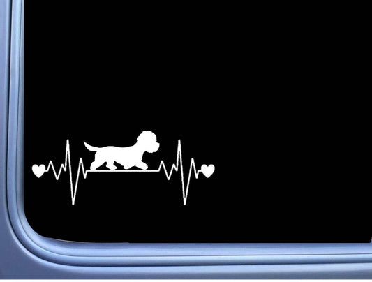 Dandie Dinmont Lifeline Vinyl Decal – 8 Inch
